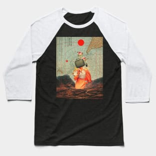 Antarctic Broadcast Baseball T-Shirt